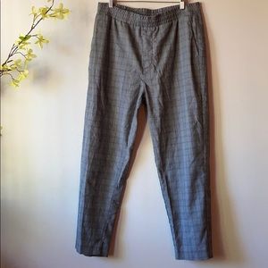forever21 men size Large black plaid pants